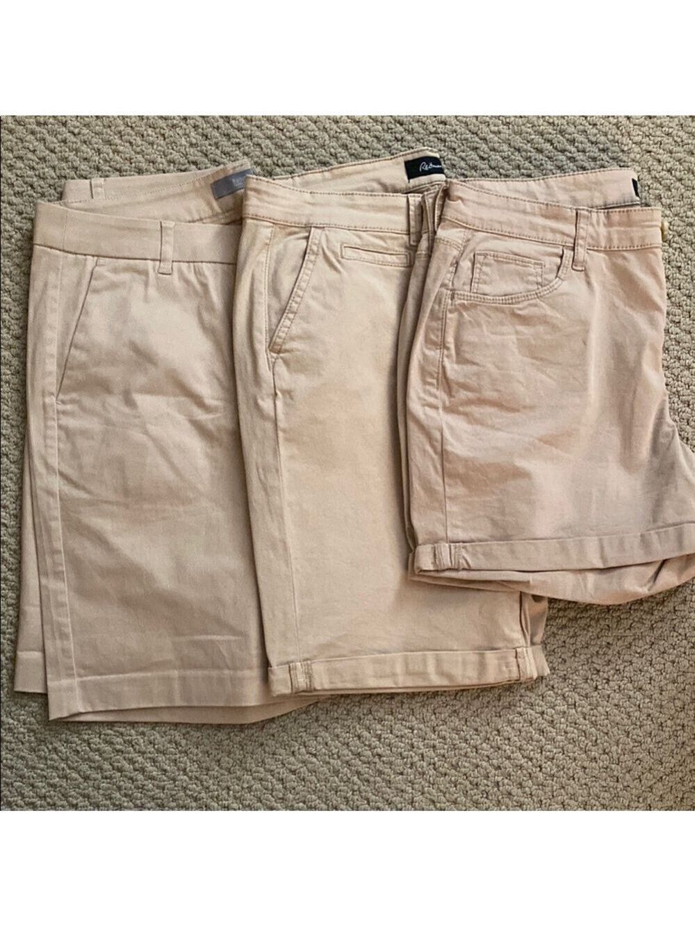 Reitmans Tan Bermuda Shorts Cotton Blend.